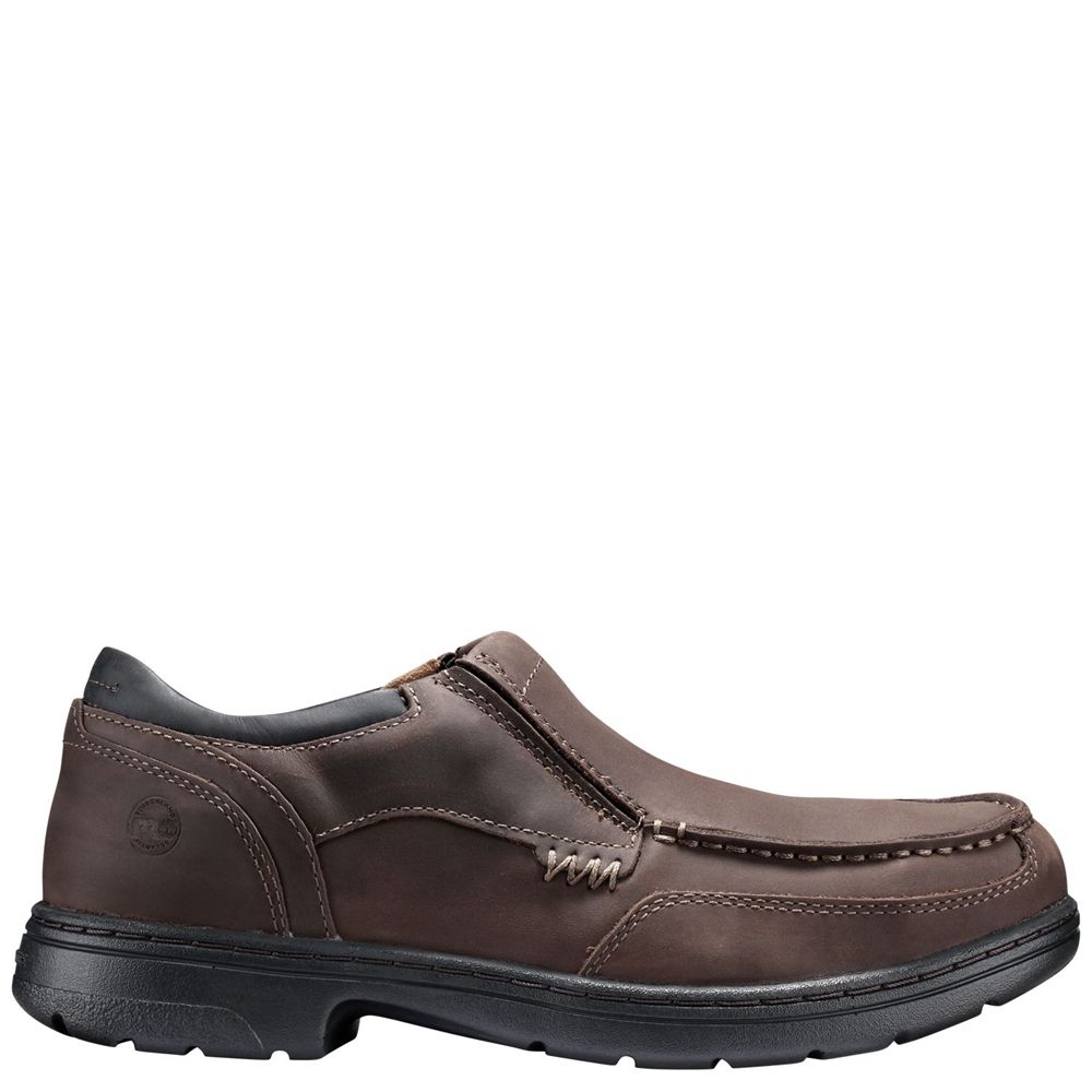 Timberland Mens Work Shoes PRO® Branston ESD Alloy Toe - Brown - India FW7635421